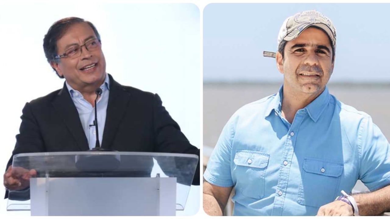 Gustavo Petro y Alex Char, candidatos presidenciales 2022.