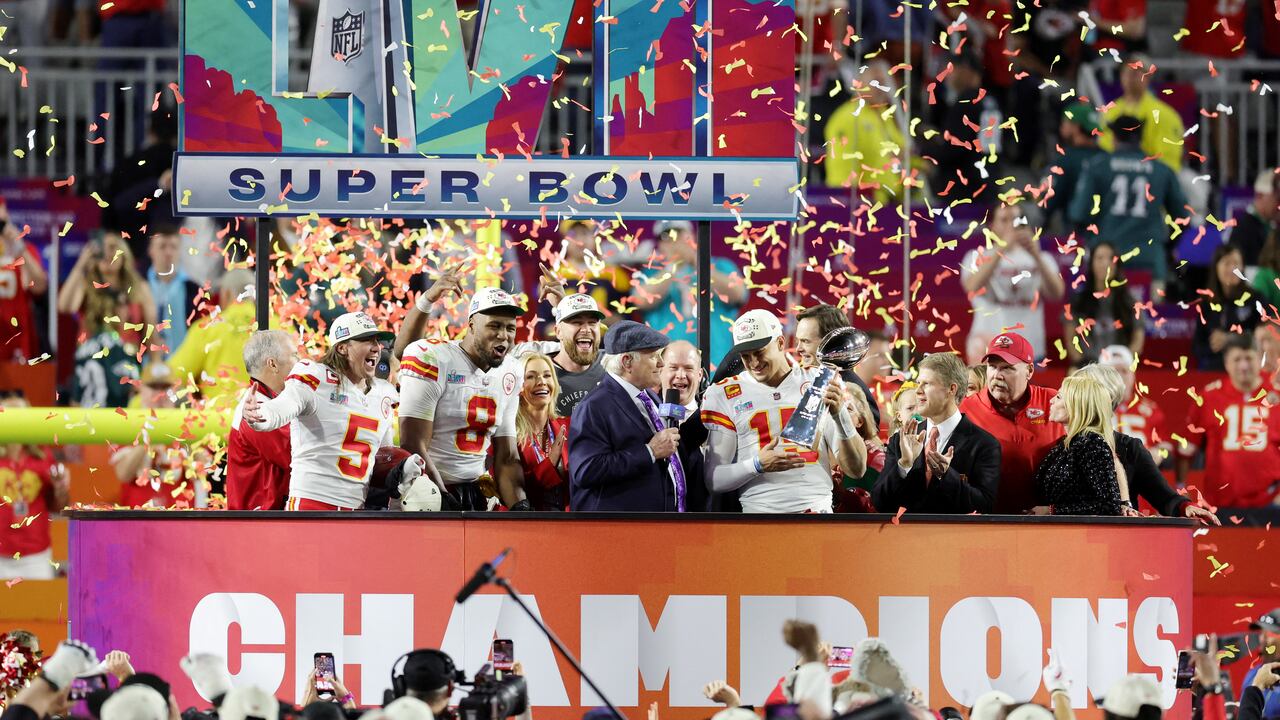 Kansas City es el nuevo campeón de la NFL de los Estados Unidos. Foto: AFP.