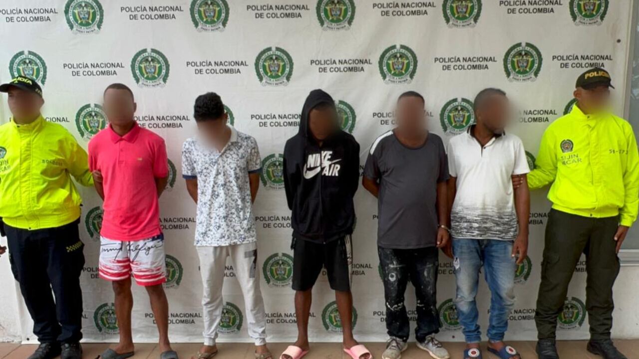 Integrantes de Los Salas capturados en Cartagena por narcotráfico.