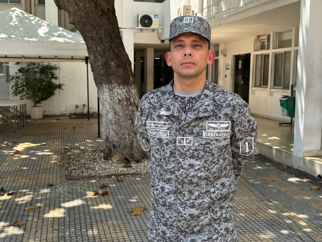 El coronel de la Fuerza Aérea, Felipe Peñarredonda.