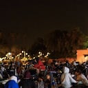 Ciudadanos que perdieron sus casas cumplen la tercera noche durmiendo en las calles de Marruecos