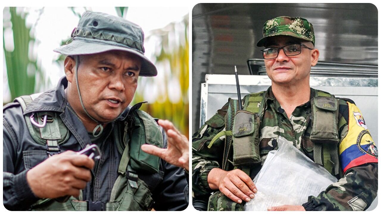 Calarcá Córdoba e Iván Mordisco.