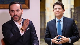 Abelardo de la Espriella y Miguel Uribe Turbay.