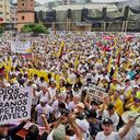 Marcha en contra del gobierno del presidente Gustavo Petro