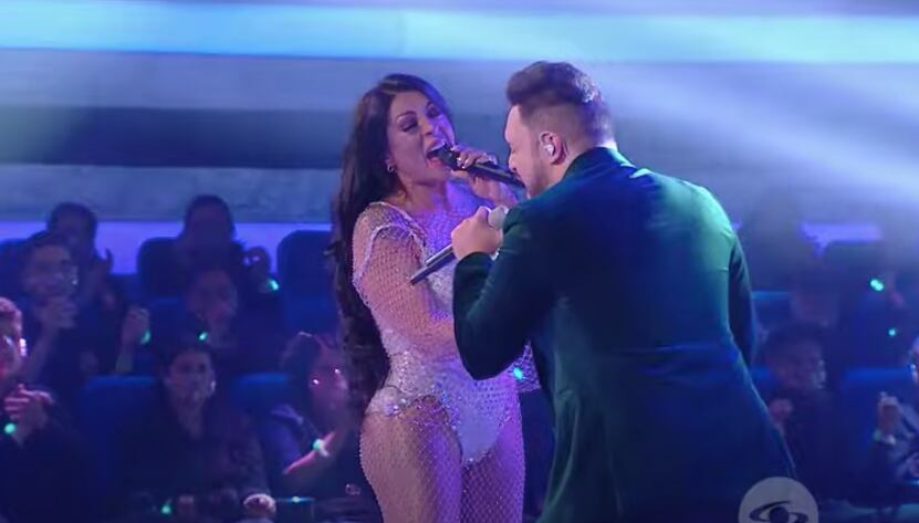 Marbelle y su pupilo Mel García