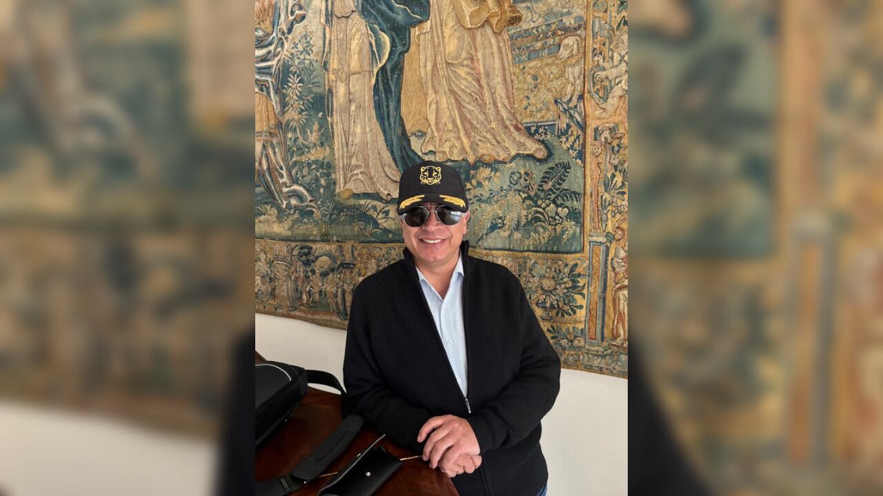 La fotografía que publicó en X el presidente, Gustavo Petro, el 7 de octubre de 2025