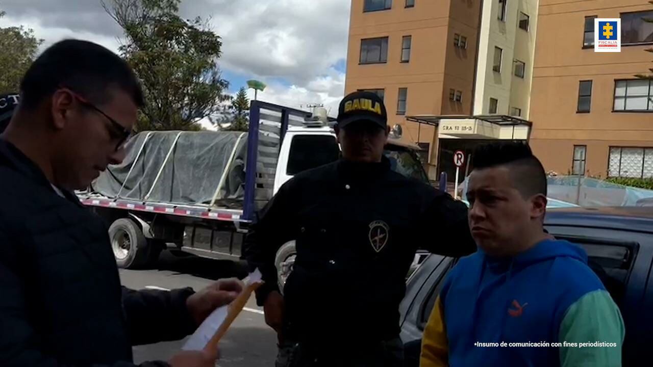 Las capturas tuvieron lugar en distintas zonas de Bogotá.