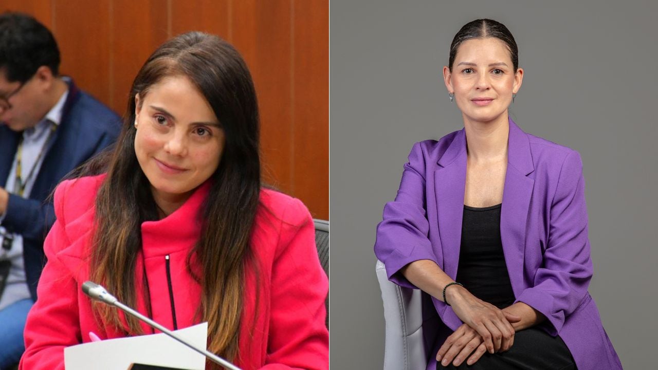 Senadoras Esmeralda Hernández, Pacto Histórico, y Andrea Padilla, Partido Verde.