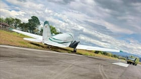 Accidente de avión de la Policía.