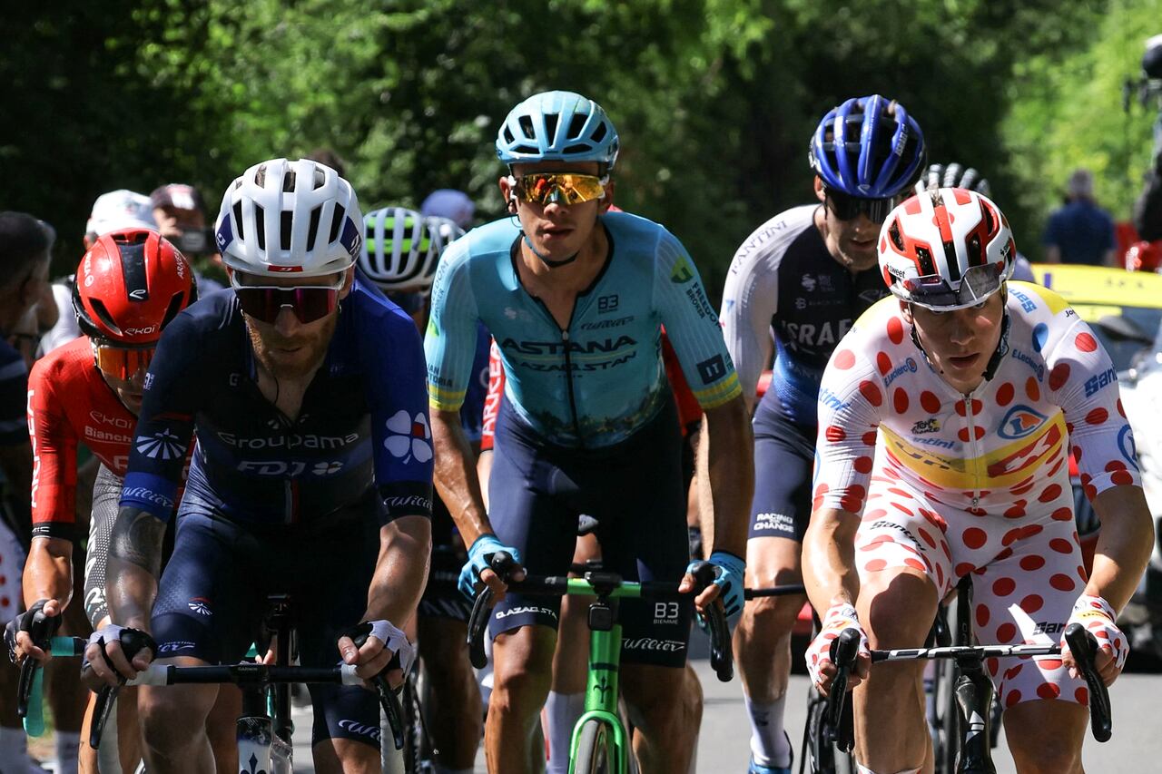 Harold Tejada, corredor colombiano al servicio del Astana.