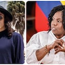 Gareth Steven Sella y Francia Márquez.