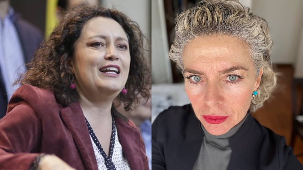 Angélica Lozano y Margarita Rosa de Francisco.