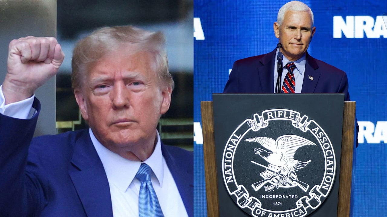 Donald Trump y Mike Pence, expresidente y exvicepresidente de Estados Unidos.