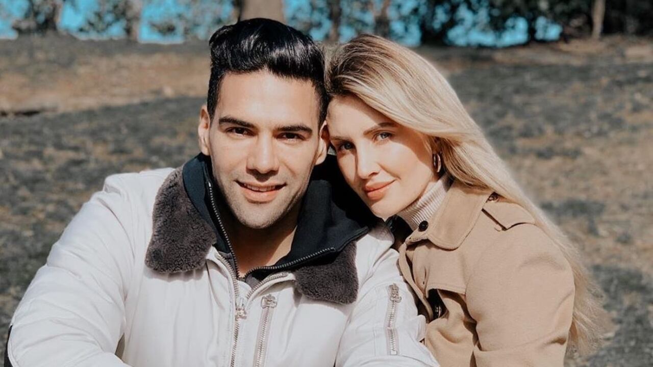 Falcao García y Lorelei Tarón.