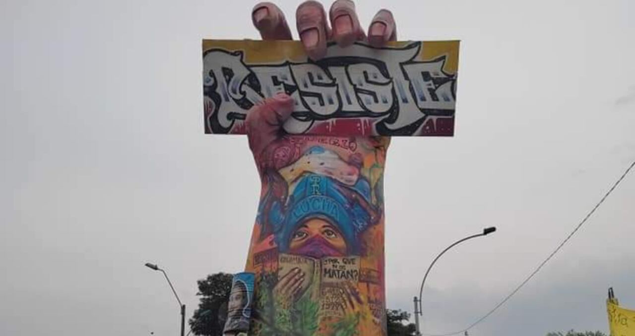 Monumento a la Resistencia en Cali.