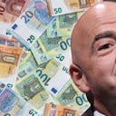 Gianni Infantino se adjudicaría fortuna si lograba llevar a cabo la idea de la capitalización del Mundial.