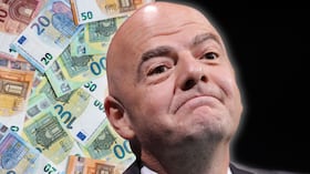 Gianni Infantino se adjudicaría fortuna si lograba llevar a cabo la idea de la capitalización del Mundial.