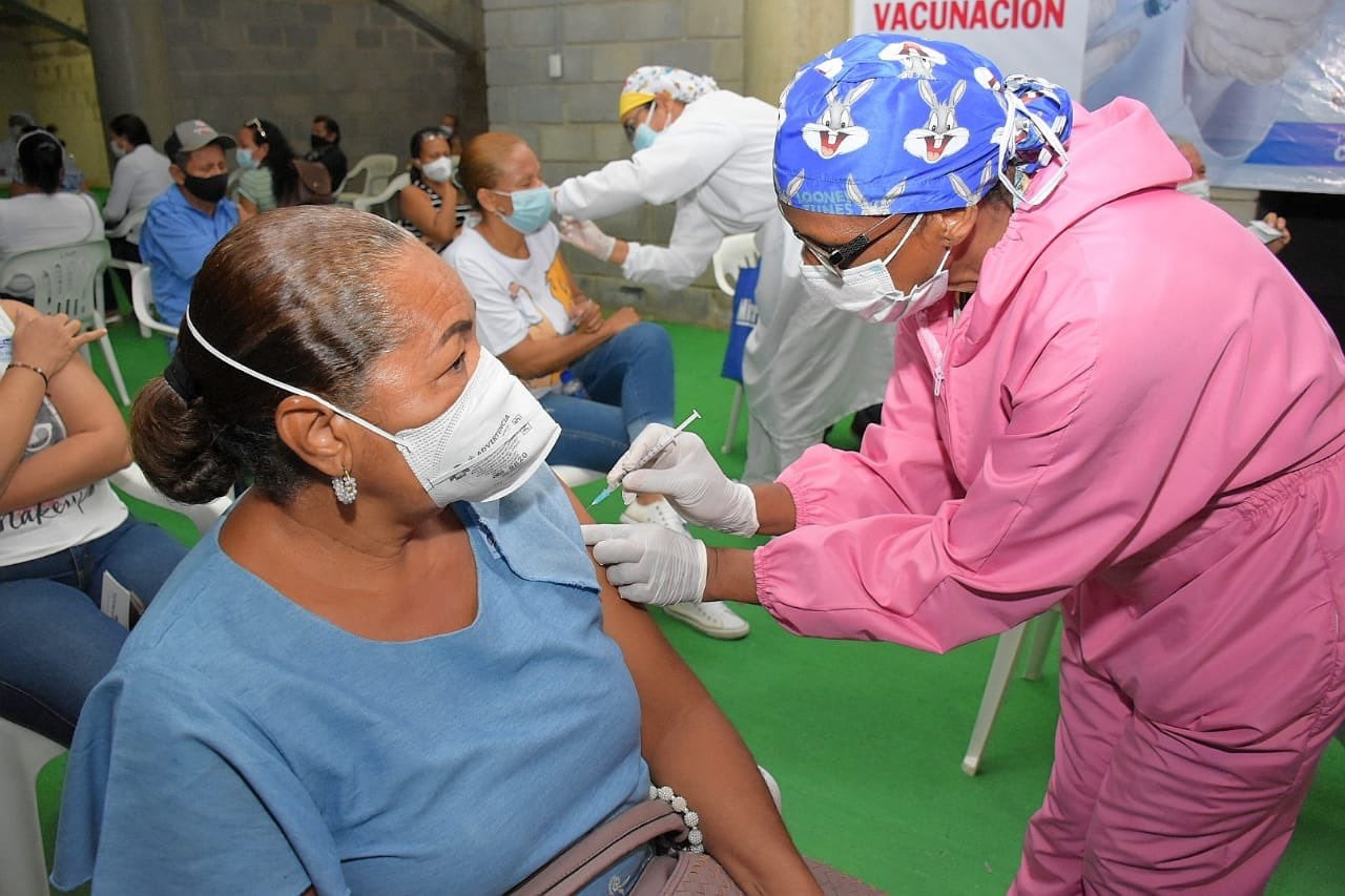 Jornada de vacunación en Valledupar.