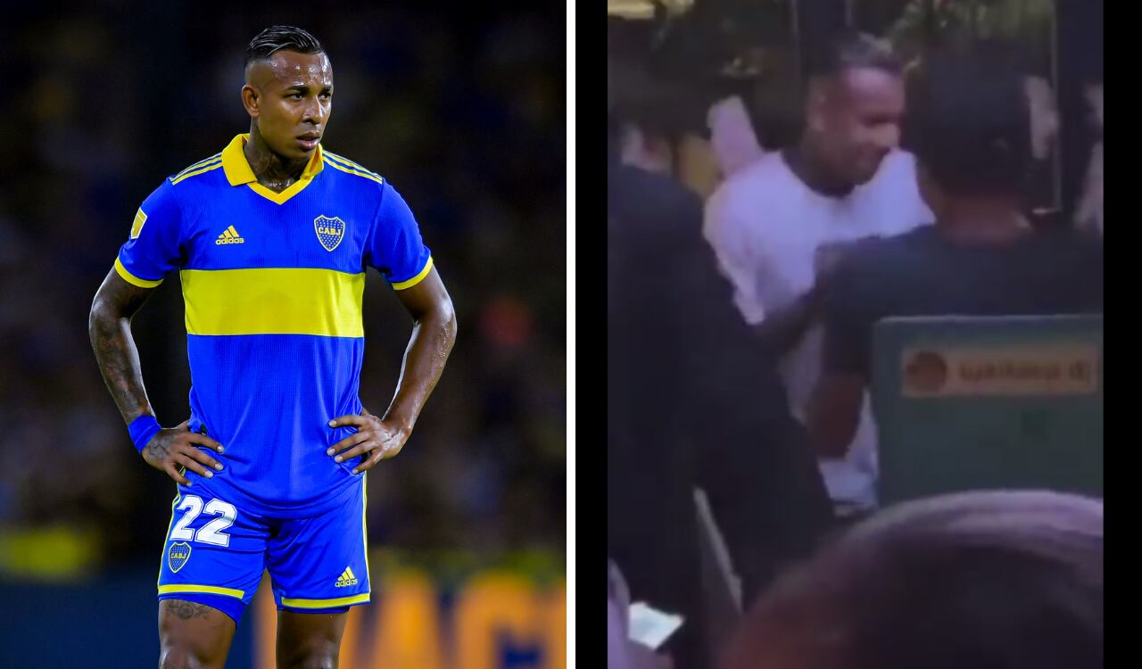 Sebastián Villa fue captado de rumba en Argentina en medio de los malos resultados de su club.