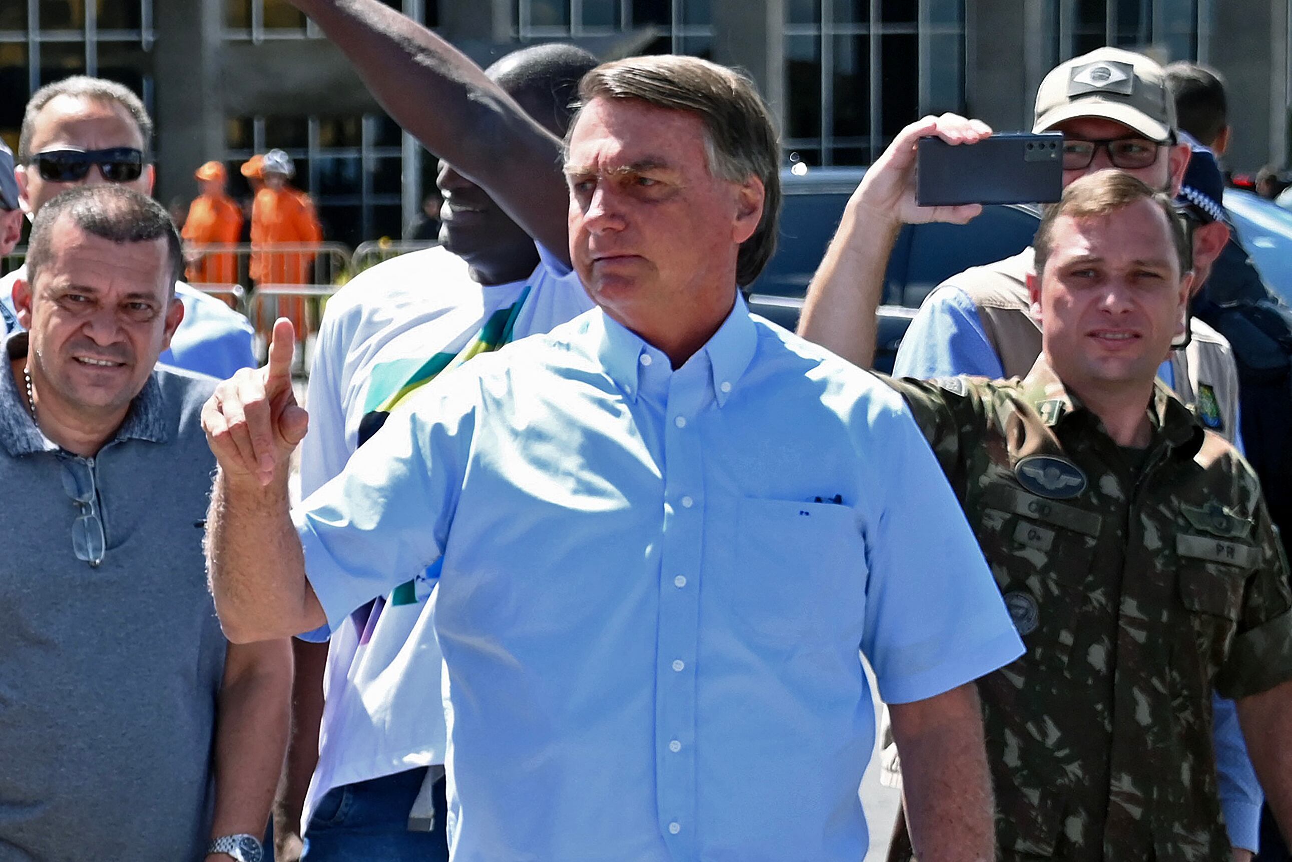 El expresidente Jair Bolsonaro negó los señalamientos y acusó a las autoridades de intentar “fabricar un caso” en su contra. (Photo by EVARISTO SA / AFP)