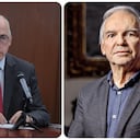 Leonardo Villar, gerente del Banco de la República y Ricardo Bonilla, ministro de Hacienda