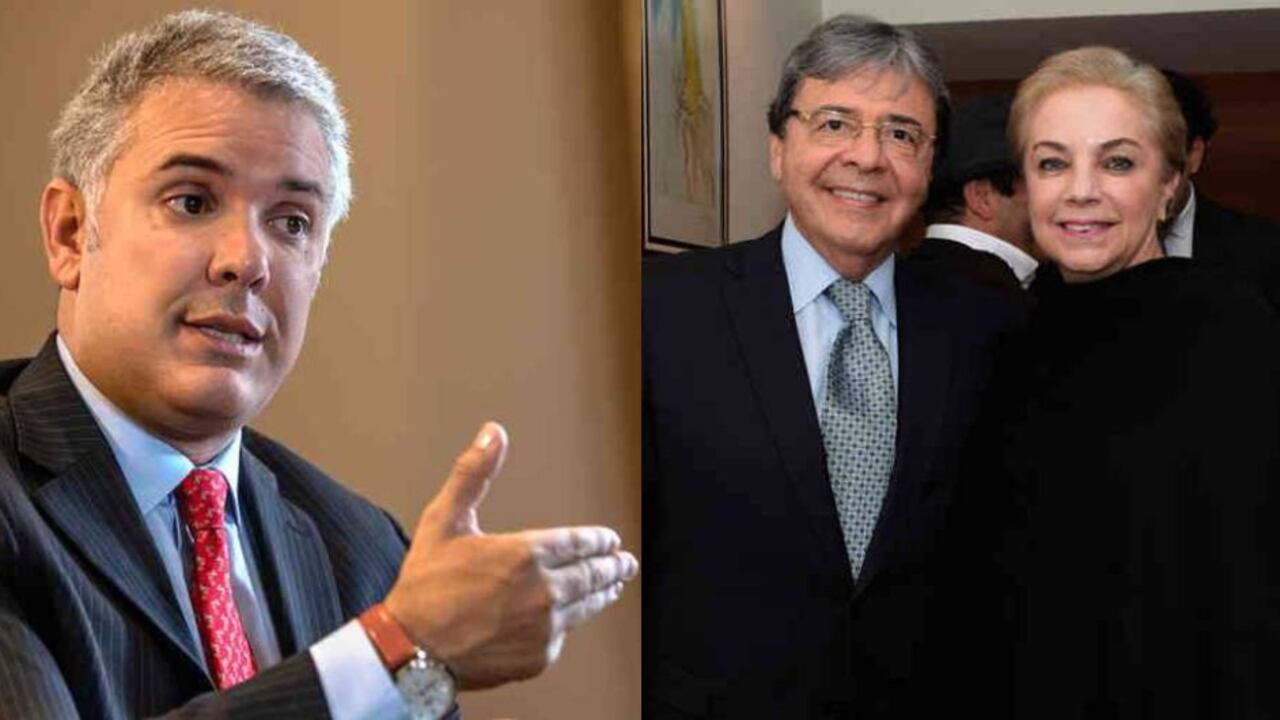 Presidente Iván Duque y Carlos Holmes Trujillo