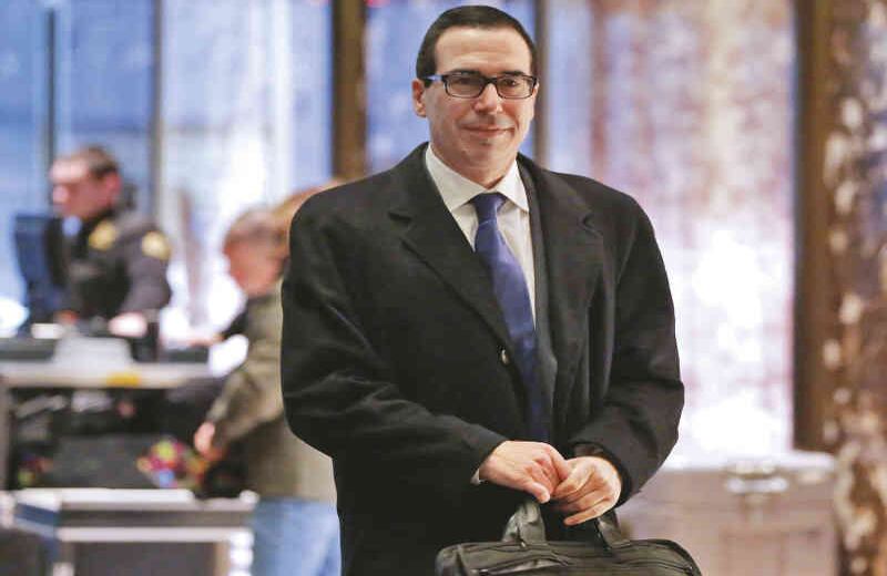 Secretario del Tesoro: Steven Mnuchin