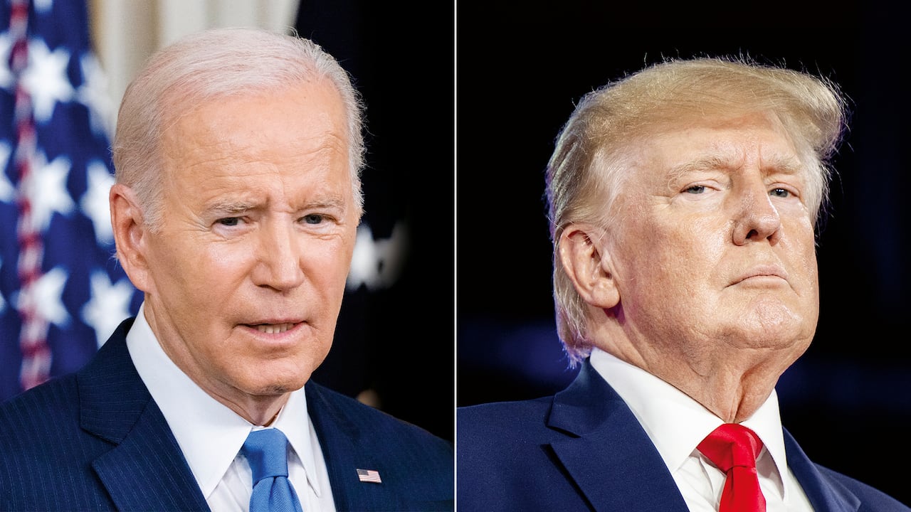 Joe Biden y Donald Trump.