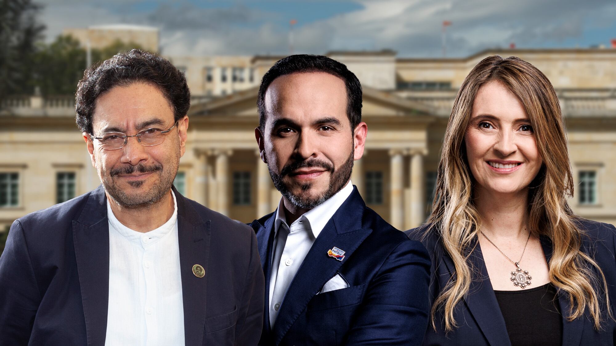 IVÁN CEPEDA, ABELARDO DE LA ESPRIELLA Y PALOMA VALENCIA.