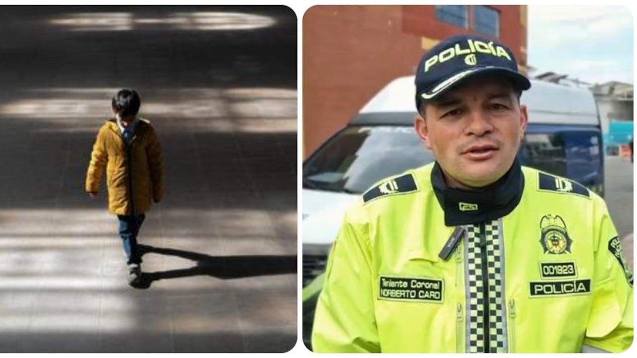 Apareció niño que desapareció porque quería ser youtuber en Bogotá. Así lo reveló el teniente coronel, Norberto Caro.