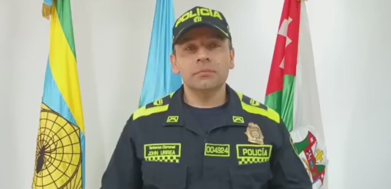 Teniente Coronel Jhon Jairo Urrea Rozo, Comandante Departamento de Policía Atlántico, confirmó la captura.