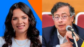 Carol Borda y Gustavo Petro