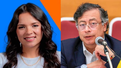 Carol Borda y Gustavo Petro