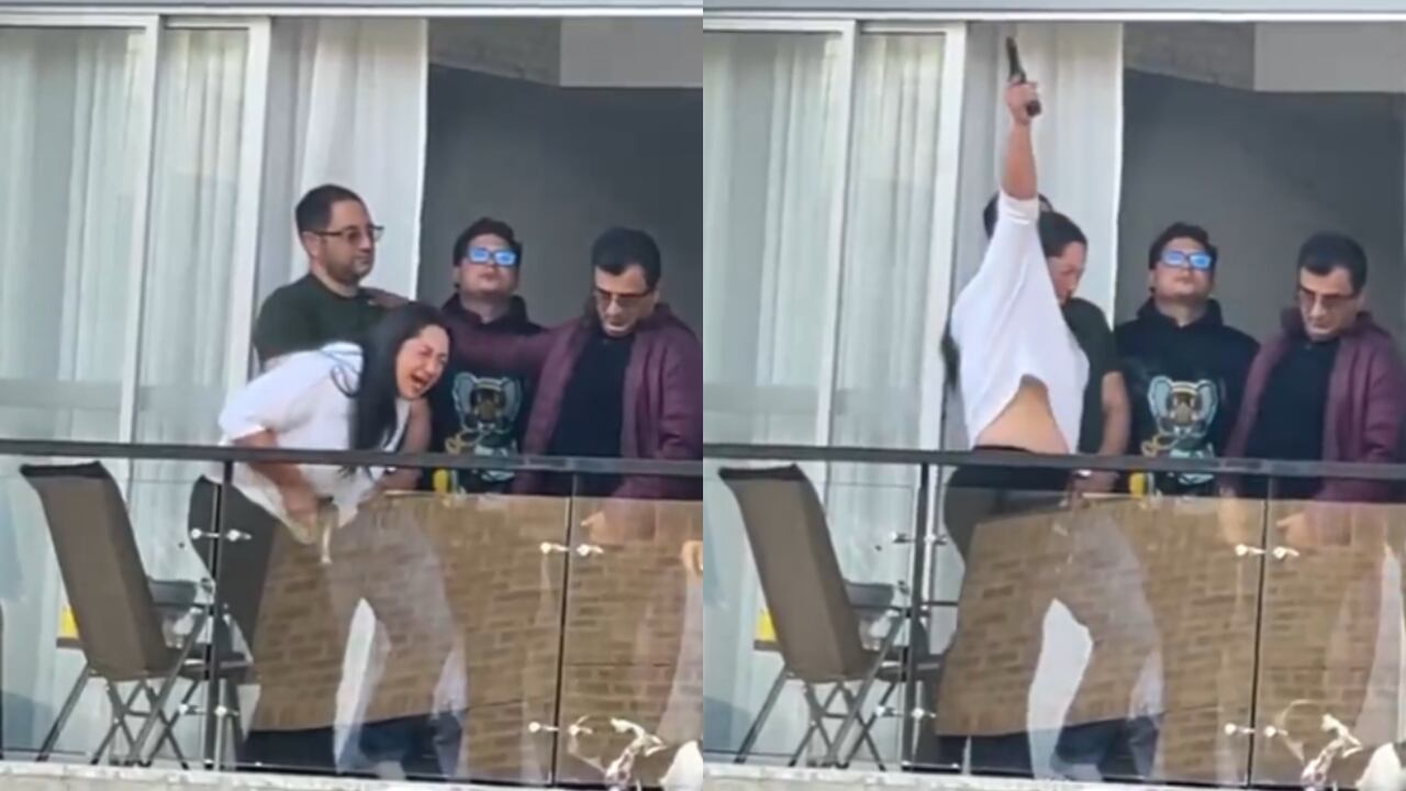 La situación fue atendida por parte de policías, pero no les permitieron ingresar al apartamento.