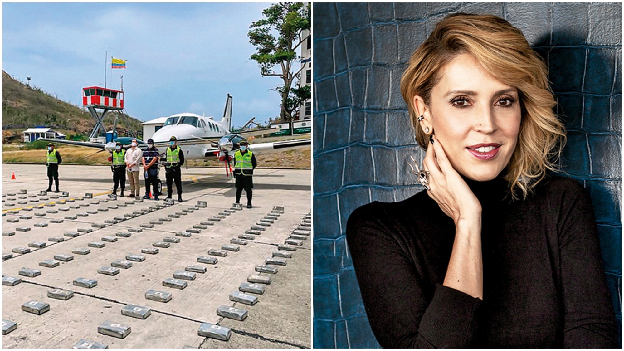 El esposo de Azcárate es socio de la empresa que aparece como dueña de la aeronave.