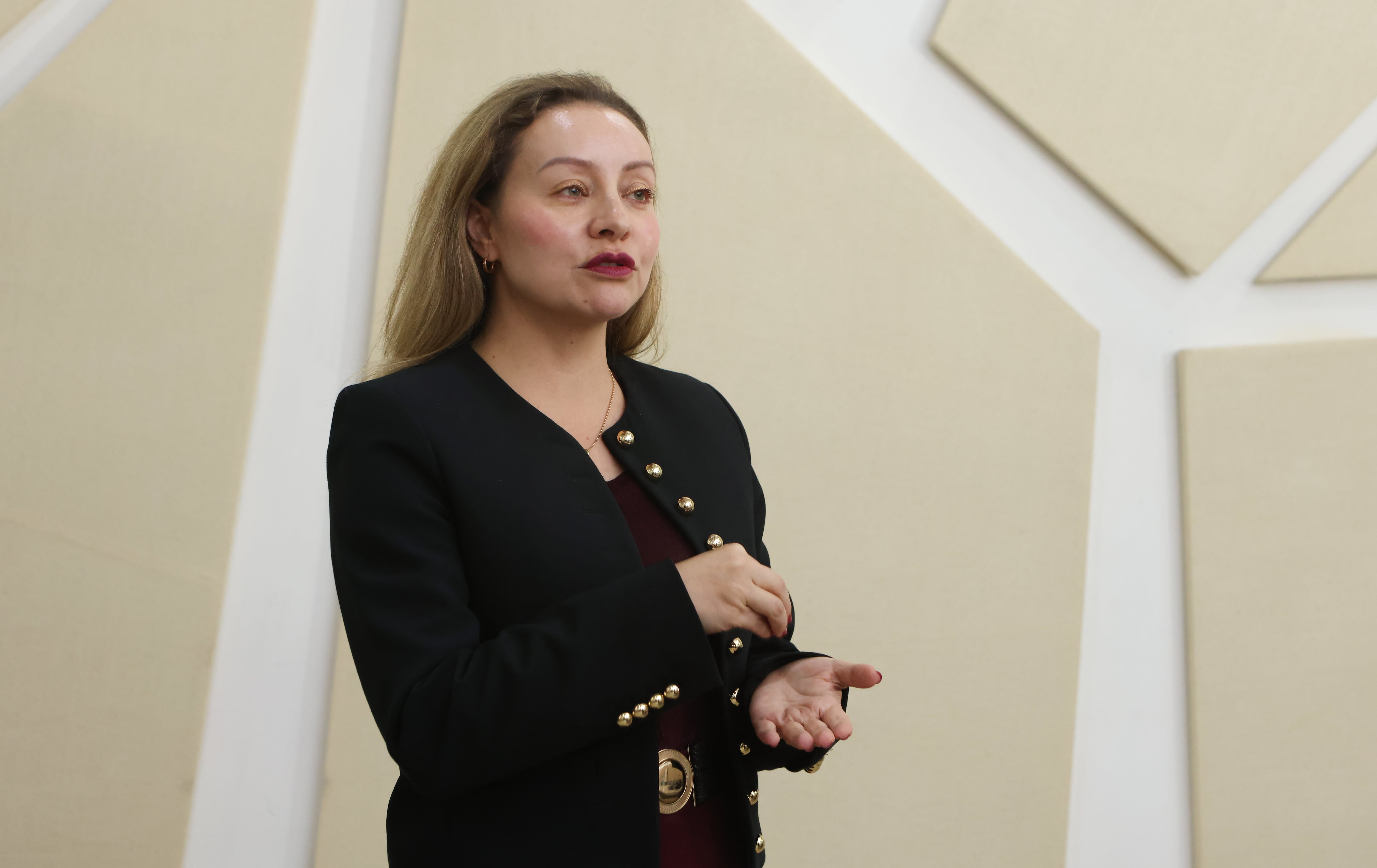 La doctora Isabel Cristina Cárdenas Moreno, presidenta del capítulo de insuficiencia cardíaca, trasplante cardíaco e hipertensión pulmonar de la Sociedad Colombiana de Cardiología.