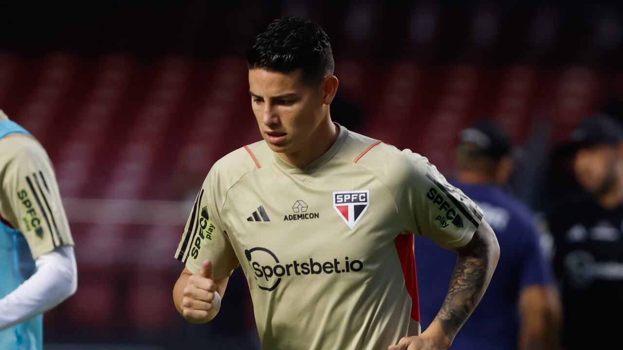 James Rodríguez, volante de Sao Paulo