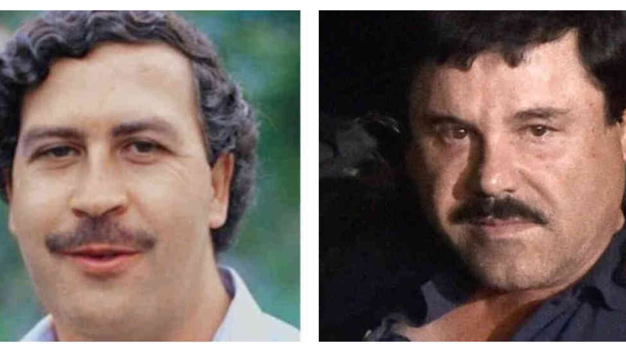 Los dos narcotraficantes han despertado un furor comercial por objetos relacionados con sus rostros.