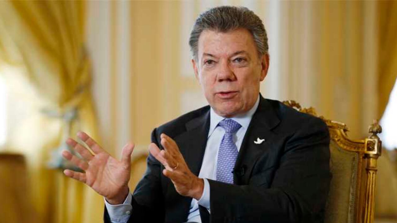 Presidente de Colombia, Juan Manuel Santos.