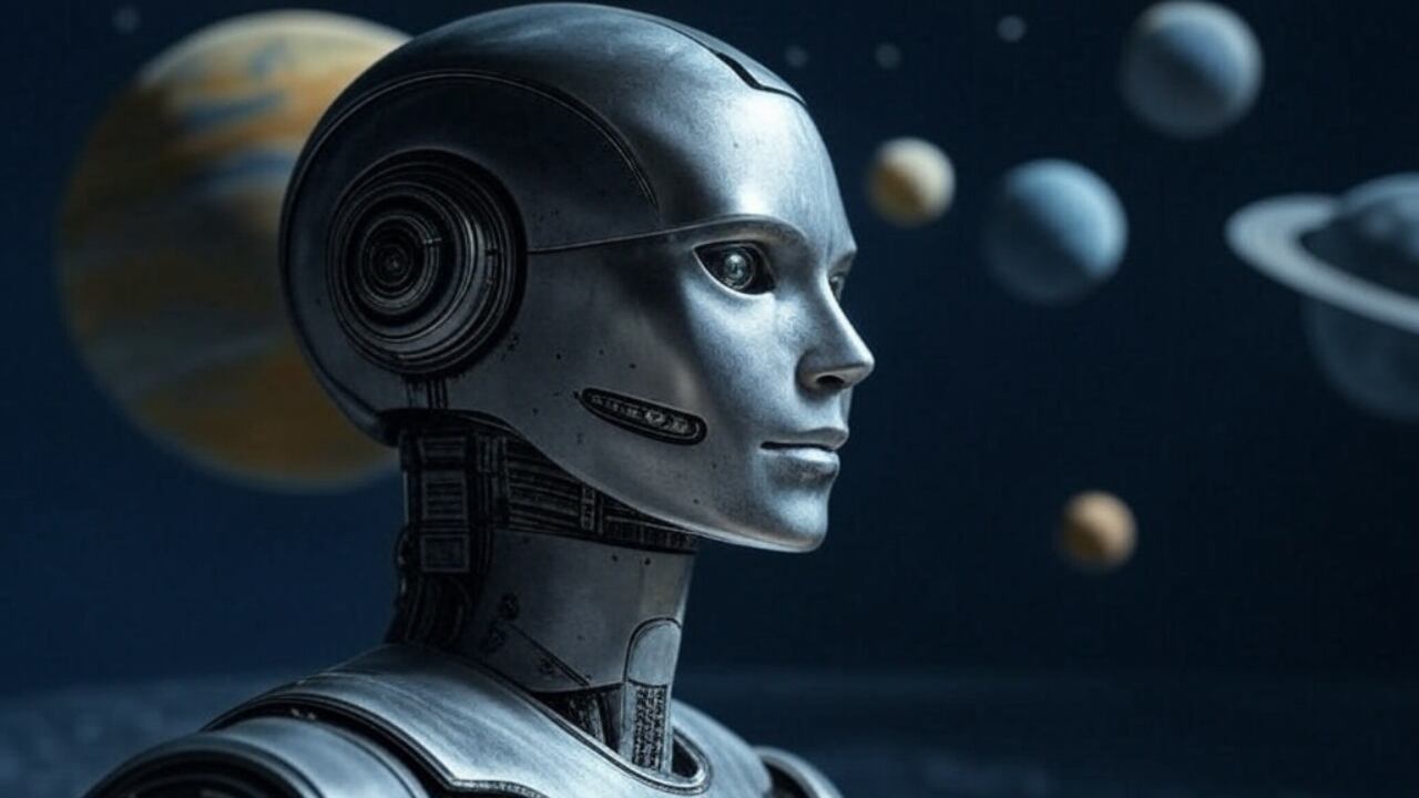 El futuro de la exploración espacial podría estar guiado por inteligencia artificial. (imagen generada con IA)