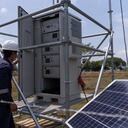 10/03/2021. Estación de monitoreo ambiental en el kilómetro 8 de Puerto Wilches para el piloto de Fracking dispuesta por Ecopetrol. Foto: Natalia Ortiz Mantilla