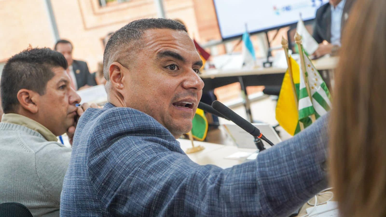 El gobernador de Caquetá, Luis Francisco Ruiz Aguilar.