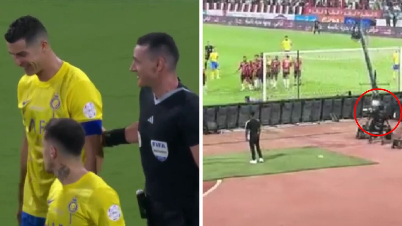 Wilmar Roldán tuvo la oportunidad de dirigir a Cristiano Ronaldo en la liga de Arabia.