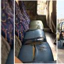 Así estarían los sillones de una buseta en Cúcuta.