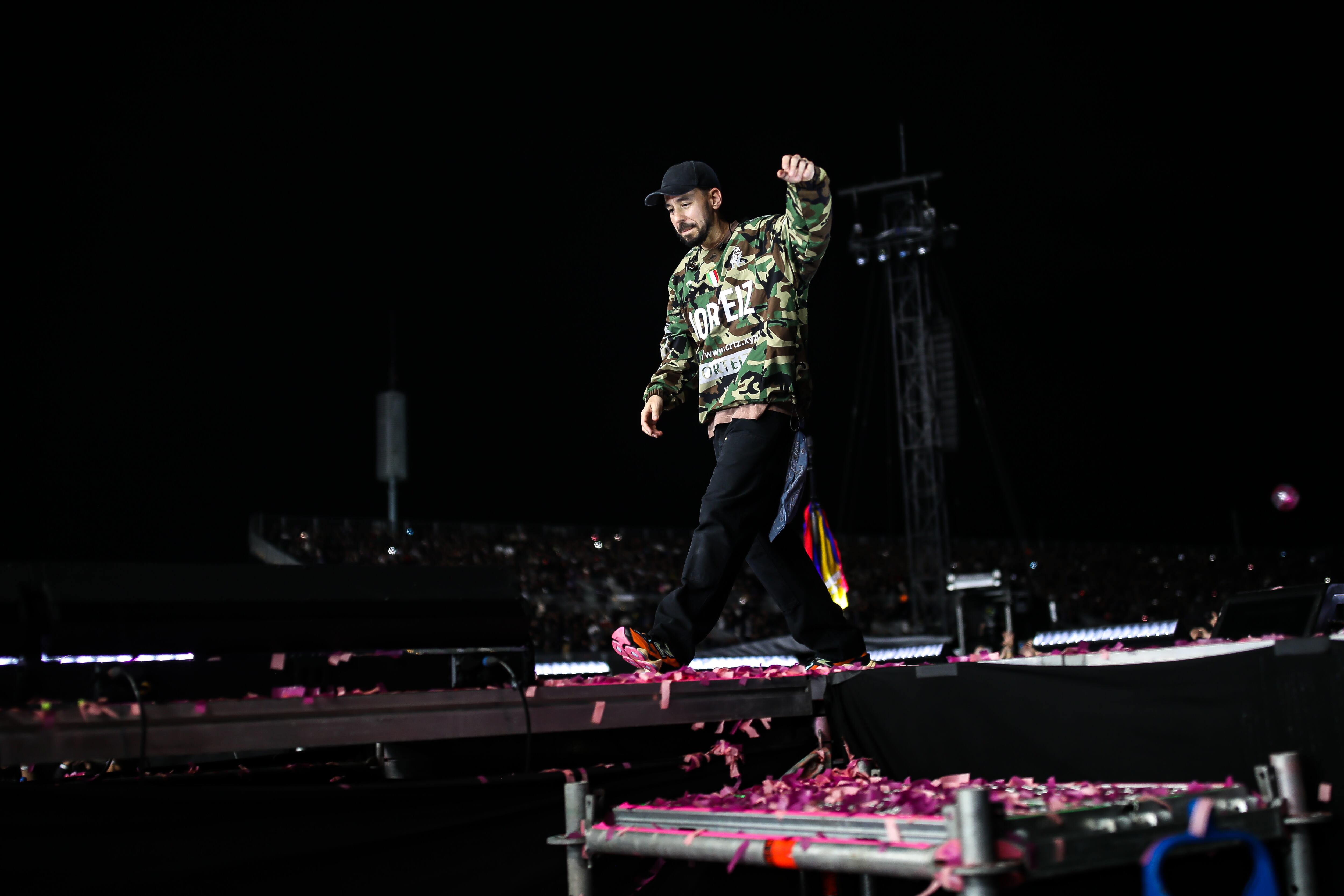 Linkin Park en el Vive Claro de Bogotá, el 25 de octubre de 2025.