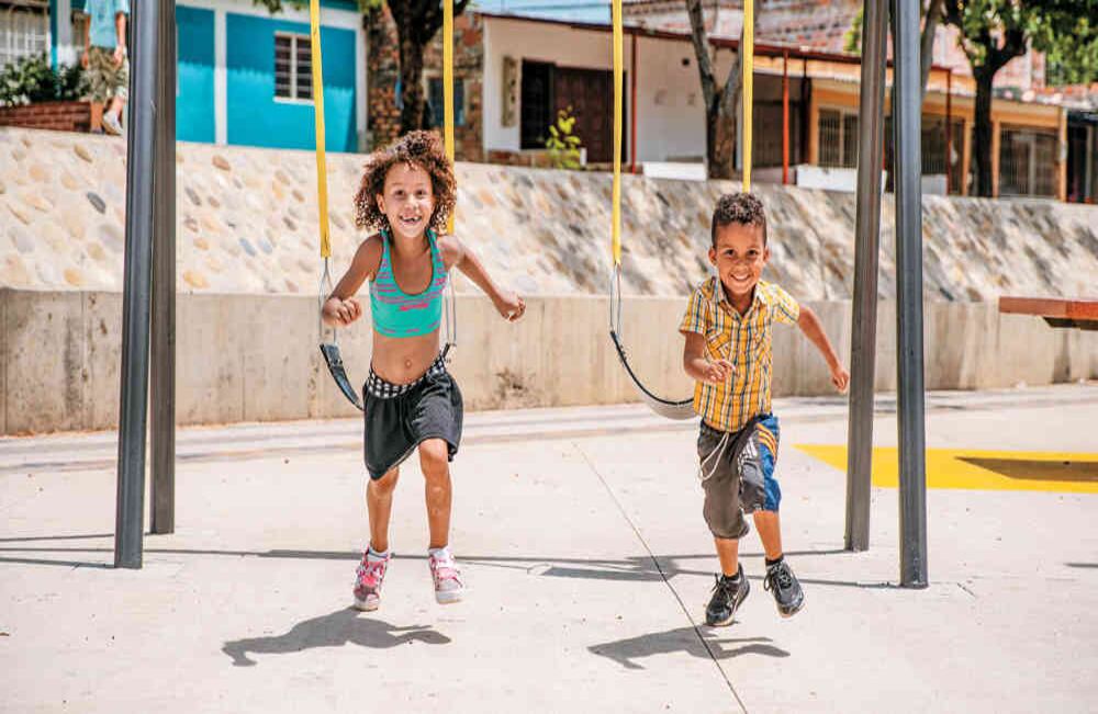 El parque Buenos Aires fue remodelado con una inversión de 3.000 millones de pesos.