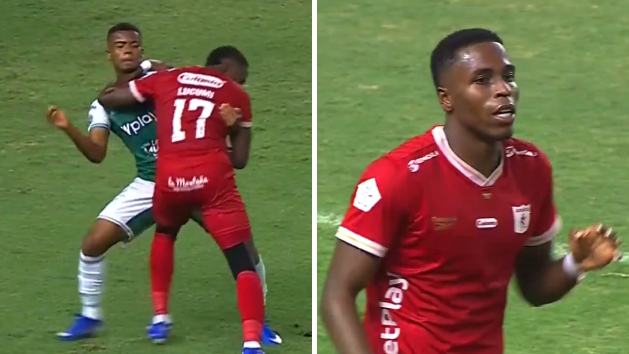 Hay polémica por el gol que le anularon al América, contra Deportivo Cali, y que había anotado Jan Lucumí.
