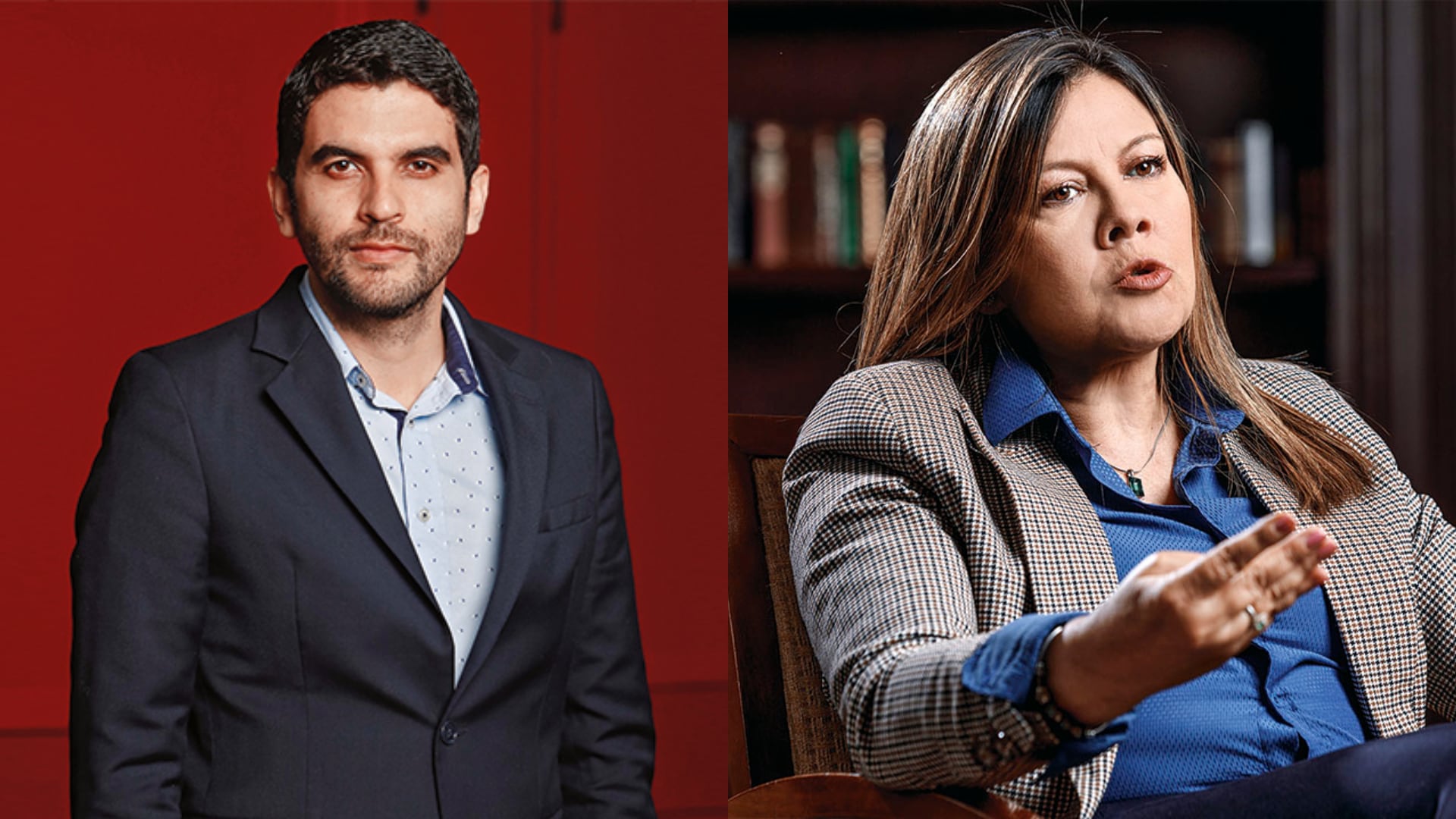 Hernán Cadavid y Luz Adriana Camargo.