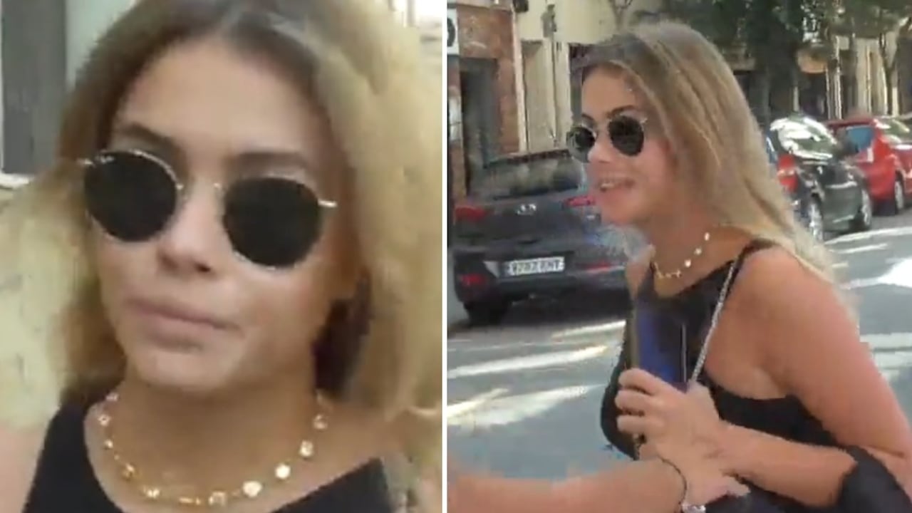 La joven fue captada por diversos medios en sitios públicos.