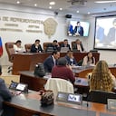 Ministra de Salud y Protección Social, Carolina Corcho, en el debate de control político en la Comisión Séptima de la Cámara de Representantes.